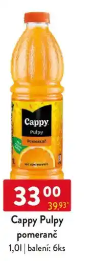 Qanto Cappy Pulpy pomeranč nabídka