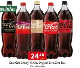 Qanto Coca Cola Cherry, Vanilla, Original, Zero, Zero Zero nabídka