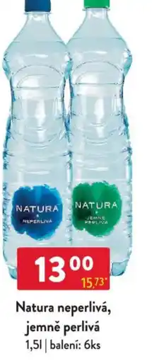 Qanto Natura neperlivá, jemně perlivá nabídka