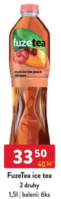 Qanto FuzeTea ice tea 2 druhy nabídka