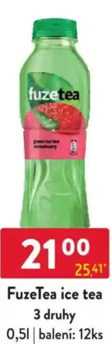 Qanto FuzeTea ice tea 3 druhy nabídka