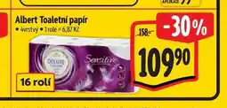 Albert Albert Toaletní papír 4vrstvý 16 rolí nabídka