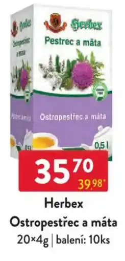 Qanto Herbex Ostropestřec a máta nabídka