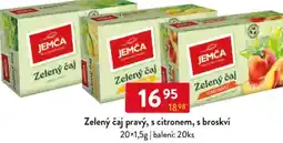 Qanto Zelený čaj pravý, s citronem, s broskví nabídka