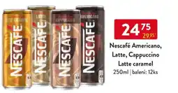 Qanto Nescafé Americano, Latte, Cappuccino Latte caramel nabídka