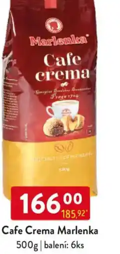 Qanto Cafe Crema Marlenka nabídka