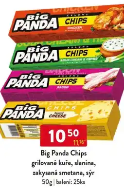 Qanto Big Panda Chips grilované kuře, slanina, zakysaná smetana, sýr nabídka
