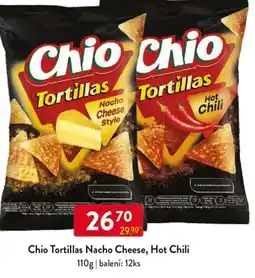 Qanto Chio Tortillas Nacho Cheese, Hot Chili nabídka