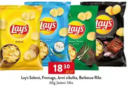 Qanto Lay's Solené, Fromage, Jarní cibulka, Barbecue Ribs nabídka