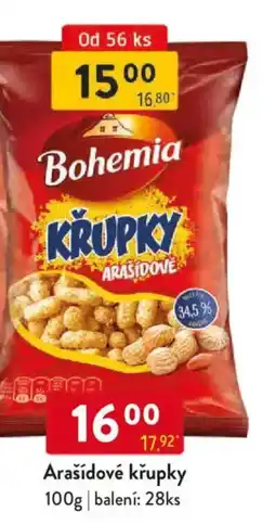 Qanto Bohemia Arašídové křupky nabídka