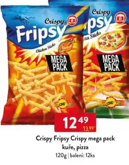 Qanto Crispy Fripsy Crispy mega pack kuře, pizza nabídka