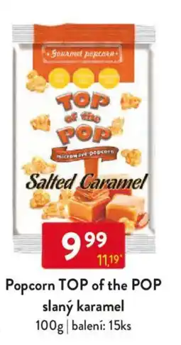 Qanto Popcorn TOP of the POP slaný karamel nabídka