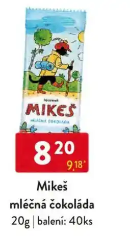 Qanto Mikeš mléčná čokoláda nabídka