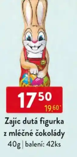 Qanto Zajíc dutá figurka z mléčné čokolády nabídka