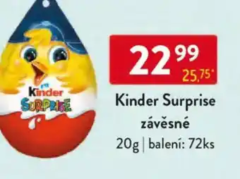 Qanto Kinder Surprise závěsné nabídka