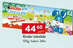 Qanto Kinder čokoláda nabídka