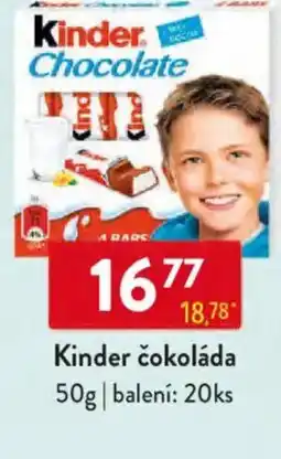 Qanto Kinder čokoláda nabídka