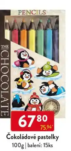 Qanto Čokoládové pastelky nabídka