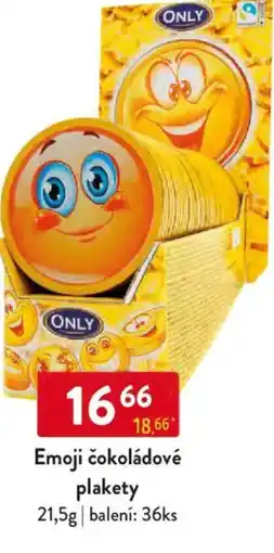 Qanto Emoji čokoládové plakety nabídka