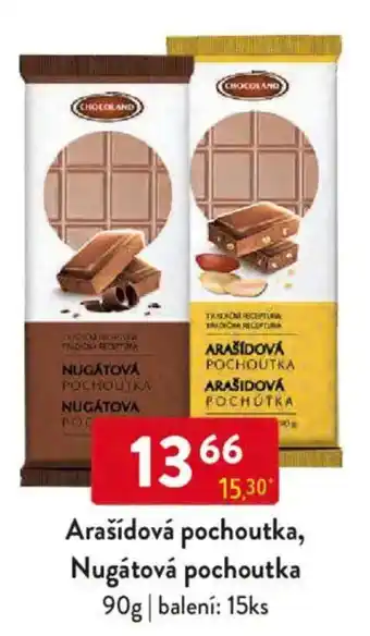 Qanto Arašídová pochoutka, Nugátová pochoutka nabídka