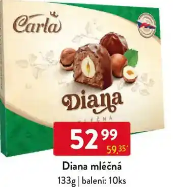 Qanto Diana mléčná nabídka