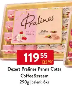 Qanto Dezert Pralines Panna Cotta Coffee&cream nabídka