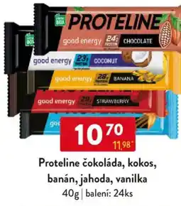 Qanto Proteline čokoláda, kokos, banán, jahoda, vanilka nabídka