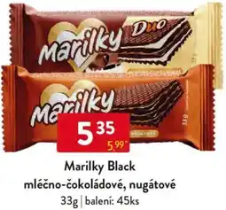 Qanto Marilky Black mléčno-čokoládové, nugátové nabídka
