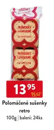 Qanto Polomáčené sušenky retro nabídka