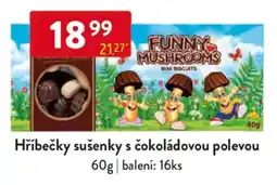 Qanto Hříbečky sušenky s čokoládovou polevou nabídka