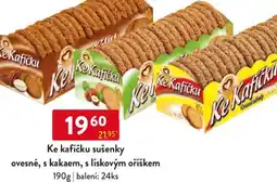 Qanto Ke kafíčku sušenky ovesné, s kakaem, s lískovým oříškem nabídka