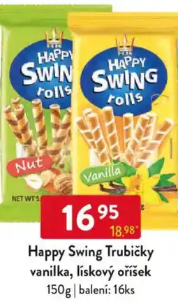 Qanto Happy Swing Trubičky vanilka, lískový oříšek nabídka