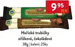 Qanto Hořické trubičky oříškové, čokoládové nabídka