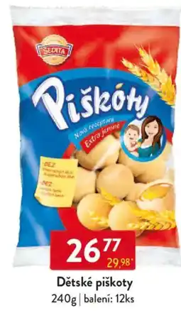 Qanto Sedita Dětské piškoty nabídka