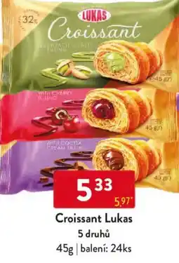 Qanto Croissant Lukas 5 druhů nabídka