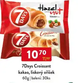 Qanto 7Days Croissant kakao, lískový oříšek nabídka