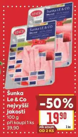 Billa Šunka Le & Co nejvyšší jakosti nabídka