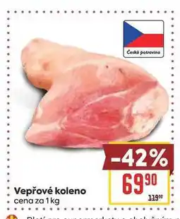 Billa Vepřové koleno cena za nabídka