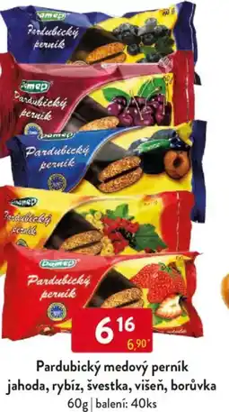 Qanto Pardubický medový perník jahoda, rybíz, švestka, višeň, borůvka nabídka