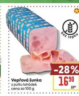 Billa Vepřová šunka z pultu lahůdek cena za nabídka
