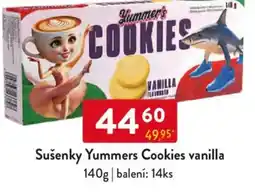 Qanto Sušenky Yummers Cookies vanilla nabídka