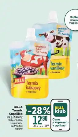 Billa BILLA Termix Kapsička nabídka