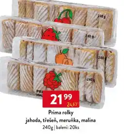Qanto Prima rolky jahoda, třešeň, meruňka, malina nabídka