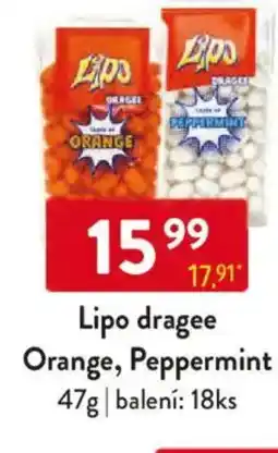 Qanto Lipo dragee Orange, Peppermint nabídka