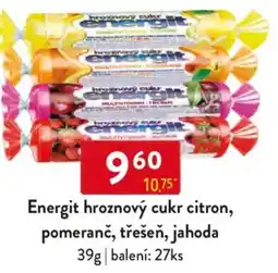 Qanto Energit hroznový cukr citron, pomeranč, třešeň, jahoda nabídka