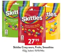 Qanto Skittles Crazy sours, Fruits, Smoothies nabídka