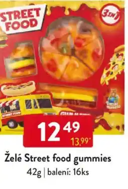 Qanto Želé Street food gummies nabídka