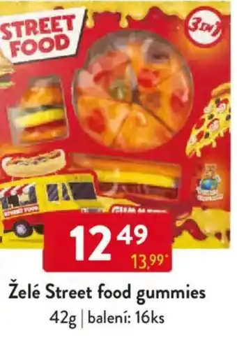 Qanto Želé Street food gummies nabídka