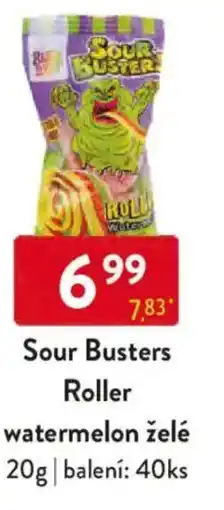 Qanto Sour Busters Roller watermelon želé nabídka