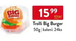 Qanto Trolli Big Burger nabídka